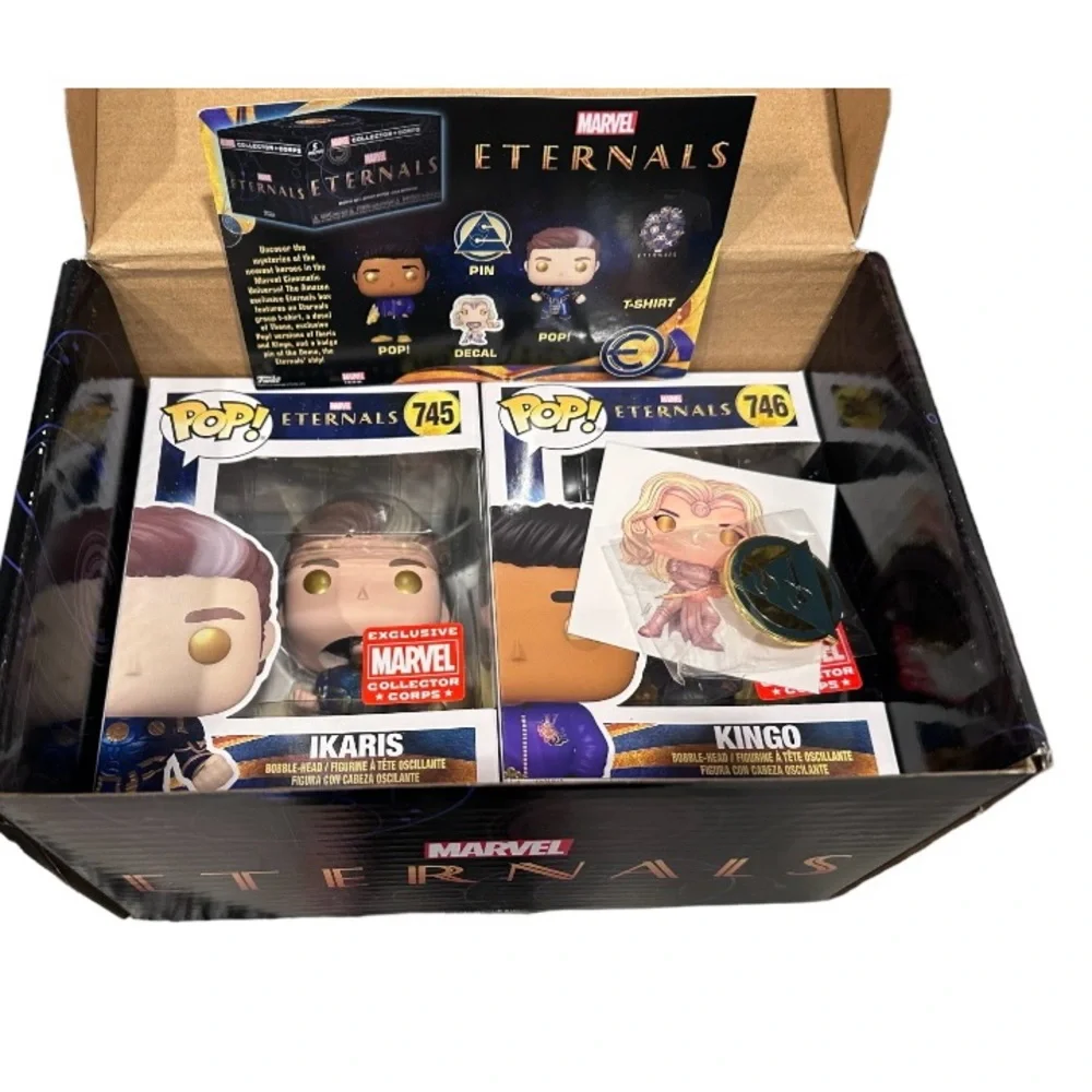 Funko Pop Marvel Collector Corps Eternals Mystery Box  SZ NEW